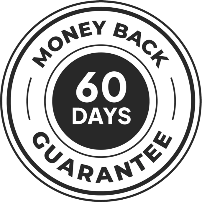 60 day money back guarantee